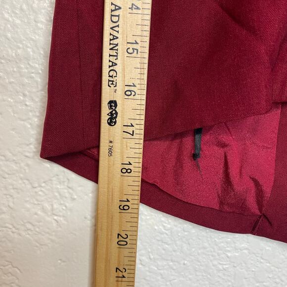 F21 Burgundy Strapless Tube Button Waistcoat Plus Size 2X - Picture 9 of 9